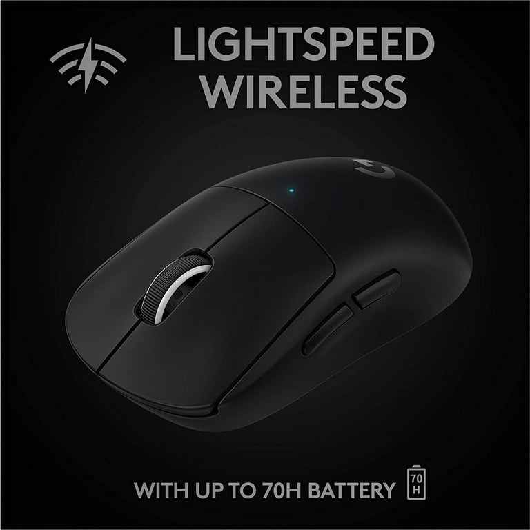 igen Fordampe Alfabetisk orden Logitech G Pro X Superlight Wireless Gaming Mouse, Ultra-Lightweight, HERO  25K Sensor, Black - Walmart.com