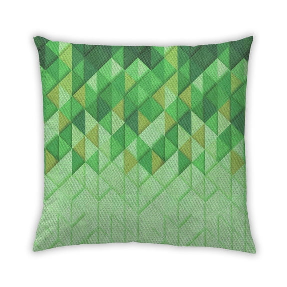 Ahgly Company Outdoor Square Contemporary Throw Pillow, 18 inch by 18 inch