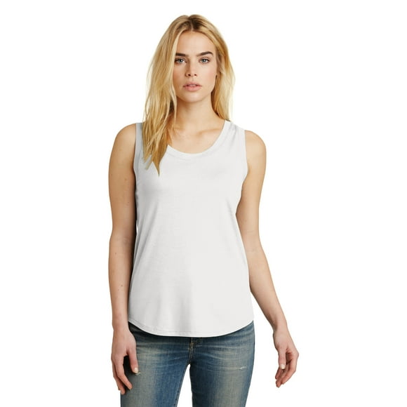 Camiseta alternativa de algodón modal sin mangas para mujer, color blanco, extragrande Ropa alternativa 02830MR