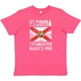 thumbnail image 3 of Inktastic Established March 3, 1845 Florida Flag Youth T-Shirt, 3 of 5