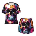 thumbnail image 4 of Xecao Colorful Skull print Swimsuit for women, Summer-ready, sporty style.Quick-dry fabric. Many sizes & colors., 4 of 9