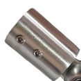 thumbnail image 1 of kurtrusly Rod Connector Curtain Rod Stainless Connector Hinged Steel Shower Room Adjustable for Window brushed, 1 of 9