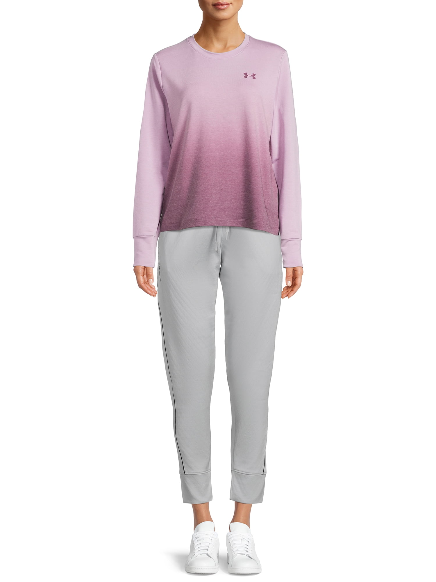Under Armour Women's Terry Gradient Crewneck Sweatshirt