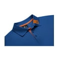 thumbnail image 3 of SPEEDRUN Men's Workout Shirt Polo Shirts Short Sleeve Classic Solid Color for Casual and Business Wear, 3 of 6