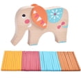 thumbnail image 1 of de loques de Apilamiento de de , de Juguetes de Palos Apilables para Niños Y para Niños CUTICAT Juguete de equilibrio de madera, 1 of 8