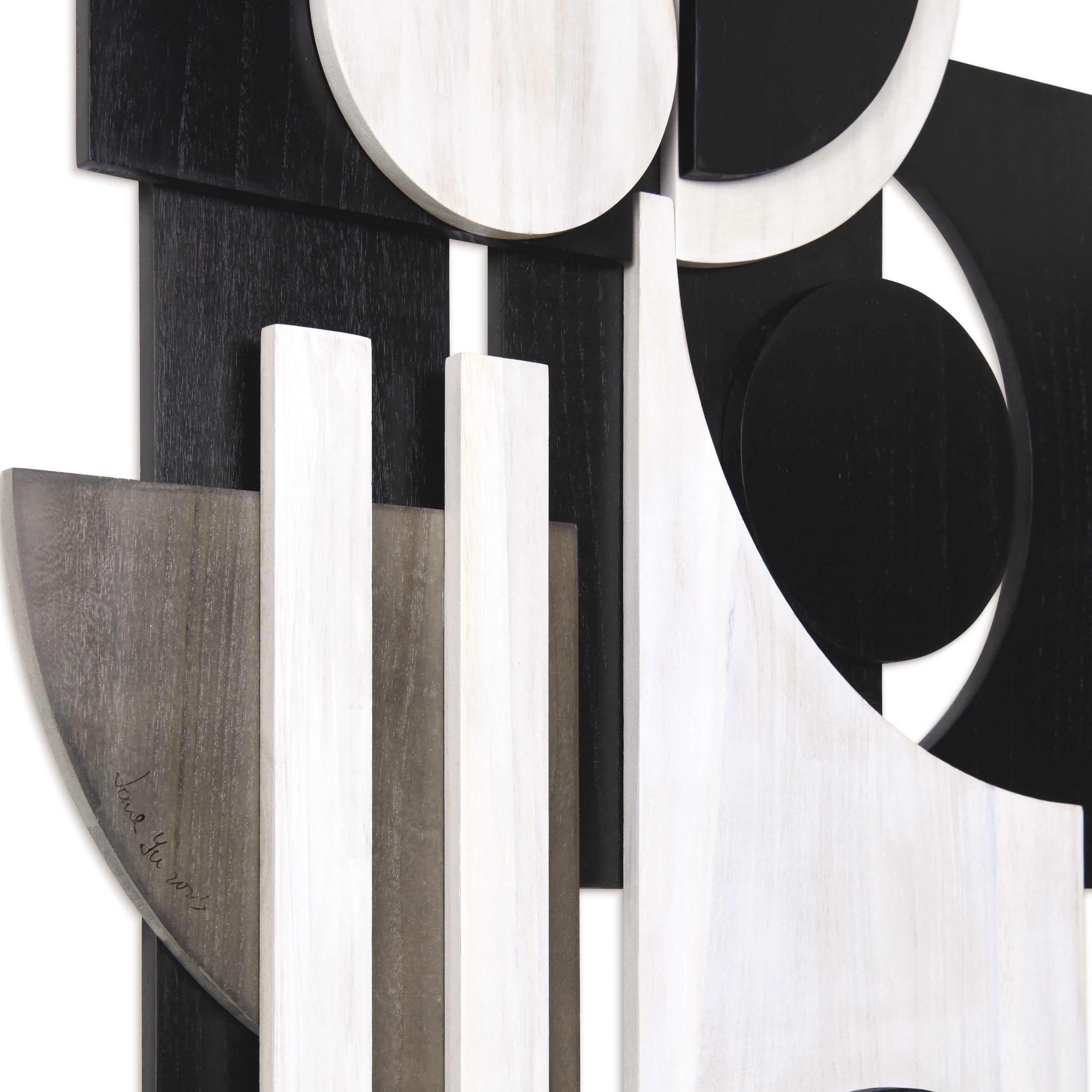 "Luminous Whisper & Dusk" Hand Made & Hand Finished Dimensional Solid Wood Abstracts