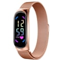 thumbnail image 2 of Reloj de pulsera transpirable elegante para niñas, reloj electrónico ajustable de acero inoxidable, regalo para niñas, 2 of 4