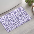thumbnail image 2 of Purple Daisy Flower Pattern Bathroom Rugs Mat,Non Slip Microfiber Bathroom Rug,Rubber Backing,Soft Bathroom Mats for Bathroom Floor,Tub and Shower,17x27in(43x68cm), 2 of 5