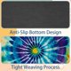 thumbnail image 4 of Alfombrilla de ratón con diseño de círculos coloridos y teñido anudado, base de goma antideslizante, cuadrada, protector para portátil, almohadillas de escritura, alfombrilla de ratón para, 4 of 7