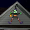thumbnail image 2 of Gemmy Airblown Inflatable Crashing Witch w/Spell Book , 5 ft Tall, Black, 2 of 3