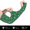 thumbnail image 3 of Lsque Milk Tea Cooling Arm Sleeves for Men & Women -Compression Sleeves to Cover Arms for Working,Sun Sleeves for UV Protection,Breathable, Moisture-Wicking, 3 of 8