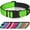 Green, variant on Reflective Dog Collar, Soft Neoprene Padded, Metal D-Ring, Nylon Pet Collar Adjustable for Large Dogs