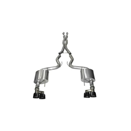 Corsa Performance 14335BLK Xtreme Cat-Back Exhaust System Fits 15-17 Mustang Fits select: 2015-2017 FORD MUSTANG GT