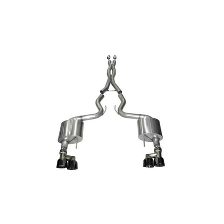 Corsa Performance 14335BLK Xtreme Cat-Back Exhaust System Fits 15-17 Mustang Fits select: 2015-2017 FORD MUSTANG GT
