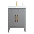 thumbnail image 5 of Vanity Art 24” Single Sink Bathroom Vanity Cabinet with Ceramic Countertop, 5 of 9