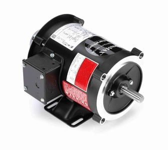 1/4 hp 1800 RPM 3-Phase 56C Frame TENV (rigid base) 230/460V Marathon Motor # Y592