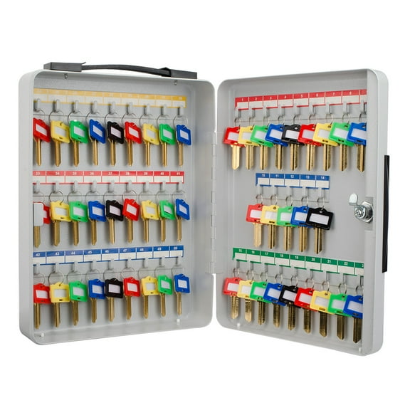 Barska 50 Position Portable Key Lock Box Cabinet with Key Lock