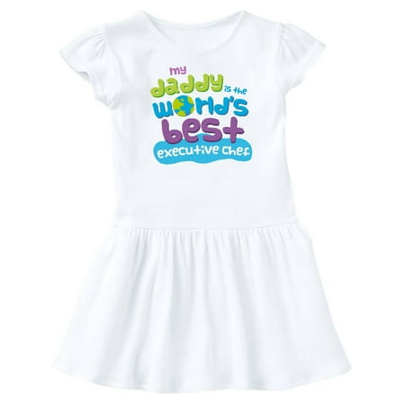 World's Best Executive Chef Daddy Toddler Dress