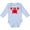 AE-Light Blue, variant on Inktastic Cute Red Crab Boys or Girls Long Sleeve Baby Bodysuit