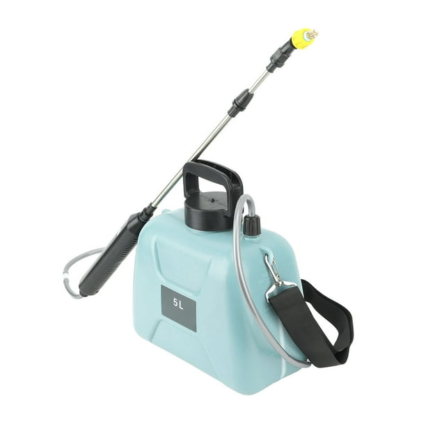 Manija De Funcionamiento De Baterías, Rociador Eléctrico De 5 Litros Con Escala De Tanque Translúcido Recargable USB 1.5 Horas Pulverizador Continuo De 2400 MAh Battery Sprayer