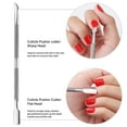 thumbnail image 4 of Cuticle Trimmer with Cuticle Pusher and Cutter, Professional Stainless Steel Nippers, Cutter Clippers, Cuticle Remover, Pedicure Manicure Tools for Fingernails and Toenails, Sliver, 4 of 5
