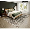 thumbnail image 5 of 9' X 13' Black Oriental Area Rug With Fringe, 5 of 5