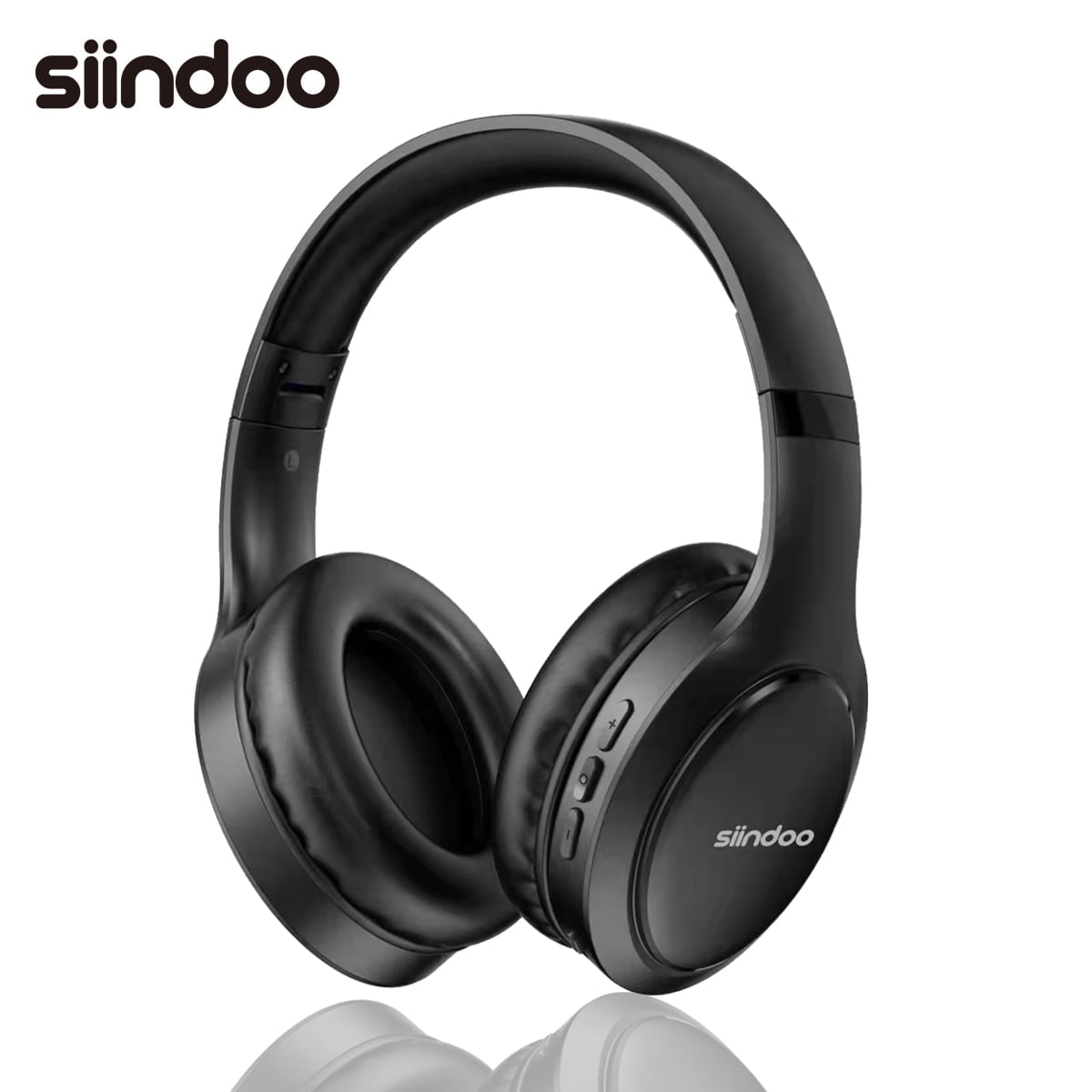 Bluetooth Headphones Over Ear SIINDOO Noise Cancelling Headphones 