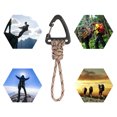 thumbnail image 1 of Llavero De Supervivencia De Paracord Cuerda de paraguas de 7 núcleos, cordón trenzado, Clip de gancho, cuerda anticaída para llaves/hombres/mujeres Ndcxsfigh Para Estrenar, 1 of 7