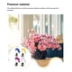 thumbnail image 3 of Yuarrent Orquídea de imitación Flor artificial Decoración de jardín Baño Plástico Maceta Toque Arreglo falso Calcomanía para el hogar Jarrón de Decoración del hogar Amarillo Yuarrent HA084030-02, 3 of 6
