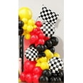 thumbnail image 4 of WODJR 143Pcs Racing Car Balloon Garland Racing Car Party Decorations Racing Car Balloons Black Red Balloon Garland Arch Kit Black Red Yellow Balloons Checkered Balloons for Racing Car Party Supplies, 4 of 4