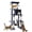 Dark Blue, variant on EDX 33" Small Cat Tree Tower, Cat Tree with Curved Bed, Cozy Cat Condo, Cat Scratching Post, for Indoor Cats, Light Grey
