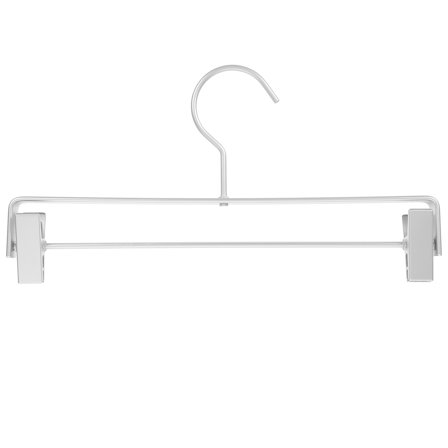 Masteelf  Jeans Hooks for Closet Clip Hangers Pants and Skirts Silver