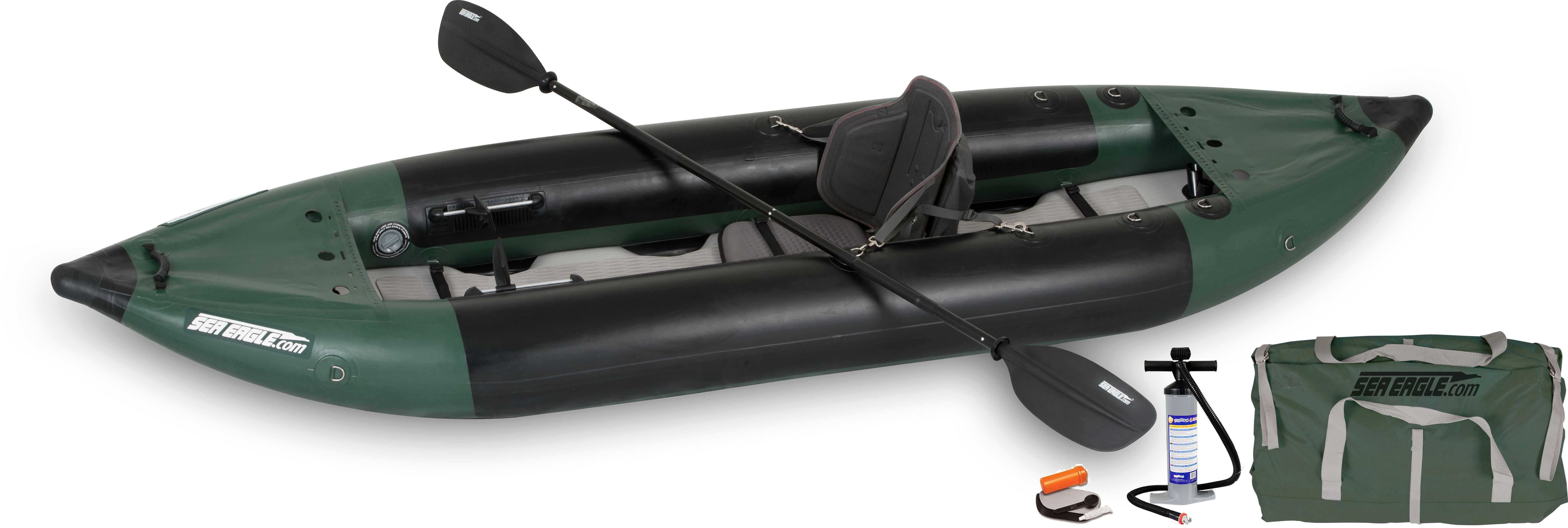 Sea Eagle 350fx Inflatable Fishing Explorer Kayak Pro Solo Package