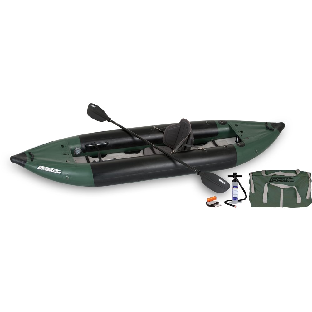 Sea Eagle 350fx Inflatable Fishing Explorer Kayak Pro Solo Package