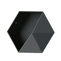 Jierger Ceramic Hexagon Wall Planter Shelf, Indoor or Outdoor Hanging Plant Pot Vase Midcentury Modern Room Decor Mini Flower Plant Succulents Honeycomb Floating Decoration