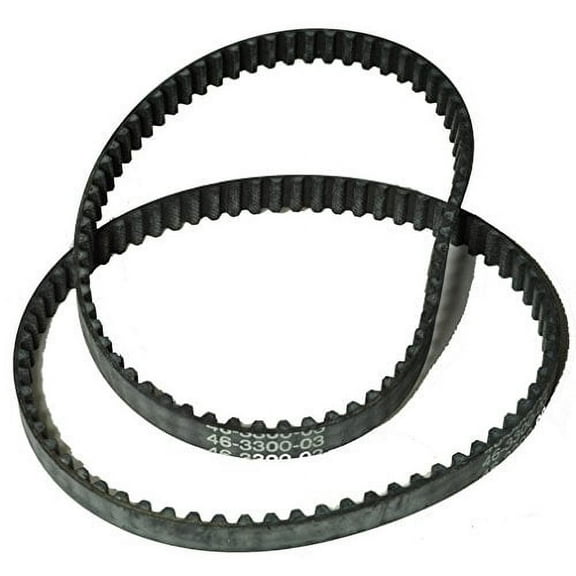 Compatible with Kenmore , Whirlpool Canister Power Nozzle Geared Belts 2 Pk Part # 46-3300-03