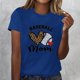 thumbnail image 2 of Blusas de Manga Corta para las Mujeres Imprimir Cuello Redondo, Camiseta Casual para Primavera Verano Diario, 2 of 3