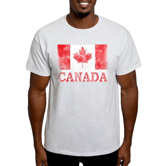 CafePress - Vintage Canada Light T Shirt - Men's Classic Graphic T-Shirt