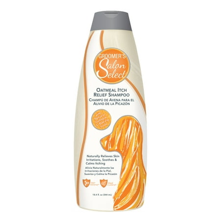 Groomer's Salon Select Oatmeal Itch Relief Shampoo 18.4 (Best Dog Shampoo For Itching Allergies)