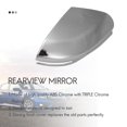 thumbnail image 2 of 2x Car Rearview Side Wing Mirror Cover For Civic 2016 2017 2018 2019, 2 of 4