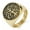 Gold, variant on Men's Stainless Steel Gold Celtic Tree Of Life Band Statement Polished Antique Size 9 R35