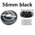 thumbnail image 1 of 4pcs Opel 56mm 59mm 60mm 64mm 68mm Car Wheel Center Hub Caps Black Silver Rims Covers Auto Logo Badge Emblem Parts Accessories-Good, 1 of 5