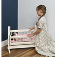 thumbnail image 5 of Amish-Made Wooden Deluxe Doll Swinging Cradle, White Painted Finish, 5 of 5