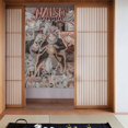 thumbnail image 2 of Cortina para puerta de Natsu Dragneel, cortina opaca con estampado de patrón, cortina divisoria para habitación, tapiz para decoración del hogar, 34" de ancho x 56" de largo, 2 of 7