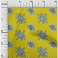 thumbnail image 1 of oneOone Organic Cotton Poplin Twill Fabric Floral Block Print Sewing Fabric BTY 42 Inch Wide, 1 of 4
