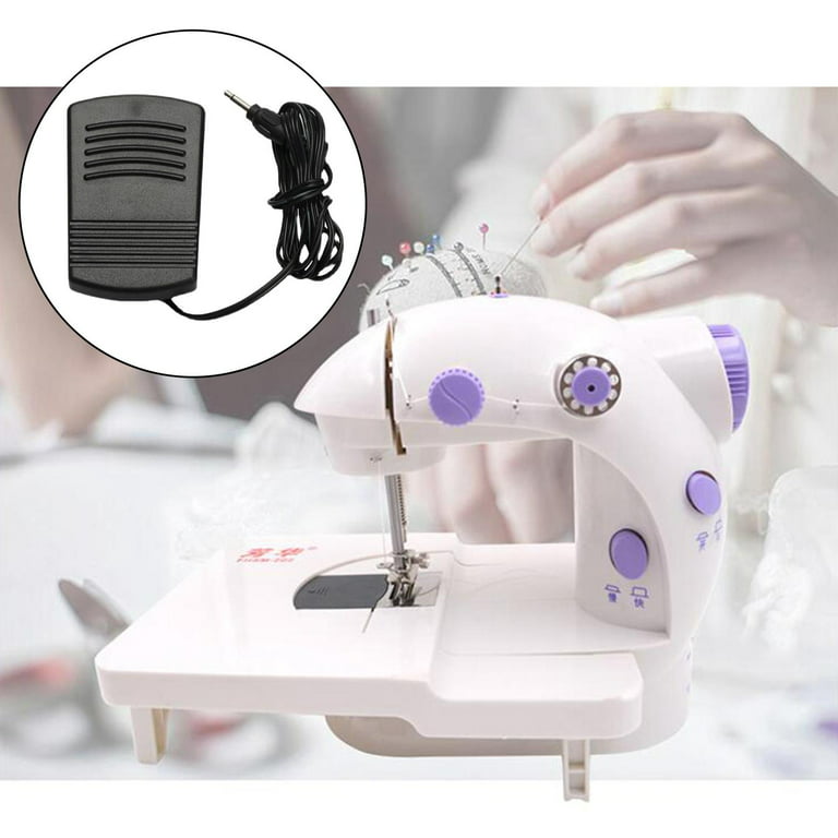 Universal Home Sewing Machine Foot Control Pedal With Cord And Light +  Motor Block 