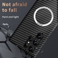 thumbnail image 6 of for Samsung Galaxy S25 Ultra Case, Carbon Fiber Texture Shockproof Protective Slim & Lightweight Cover Compatible with MagSafe Wireless Charger for Samsung Galaxy S25 Ultra, Black+Red, 6 of 7