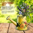 thumbnail image 2 of Westcharm Mother's Day Gift, Decorative Sunflower & Ladybug Metal Watering Can (Vol: 4 Cups), 2 of 8