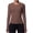 Coffee, variant on Women's Long Sleeve Yoga T-Shirt, Breathable Athletic Training Top, Slim Fit Workout Gym Shirt, Stretchy Performance Running Tee, Professional Activewear Base Layer for Fitness and Exercise