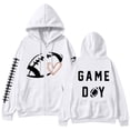 thumbnail image 3 of Football Shirts for Women Rugby Shirt Women Graphic Hoodie Oversized Hoodies for Women Long Sleeve V Neck Tops for Women Football Hoodies for Women Hoodies for Women Cute Hoodies, 3 of 7
